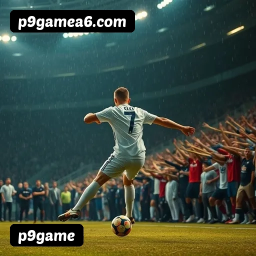 Comparação APP mobile vs versão web da p9game